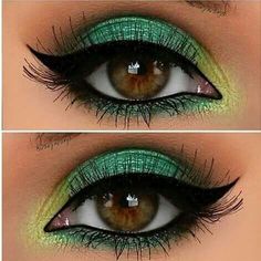 Peacock Eye Makeup, Eye Makeup Designs, Makeup Eye Looks