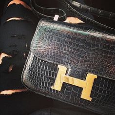 Handbag - Hermes (croc style) Mcm Purse, What Women Want, Bag Boys, Hermes Paris, Handbag Outlet, Handbags Online, Stylish Bag, Instagram Likes