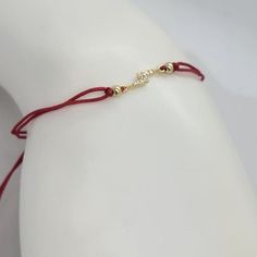 Brand New !!! Red String With Lightening Bolt Design That Is Sterling Silver 925. Dipped In Gold With Cubic Ziroconia Stones Each Design Has The 925 Stamp In The Back The Red String It Is Adjustable To Fit Your Wrist Its A Beautiful Bracelet To Wear And Must Have This Summer. Nwot Elegant Red Jewelry With Sliding Knot, Red String, Adjustable Bracelet, Beautiful Bracelet, Womens Jewelry Bracelets, Red Gold, Lady In Red, Silver 925, This Summer