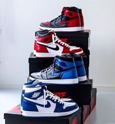 Jordan Store, Jordan 1 High Outfit, Online Sneaker Store, Jordan Men, Crib Design, Air Jordan 1 Outfit, Cheap Jordan Shoes, Nike Air Jordan Shoes, Red Jordans