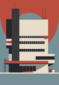 bauhaus poster Bauhaus Inspired Design, Bauhaus Design Graphic, Bauhaus Architecture Buildings, Bauhaus Elements, Bauhaus Architecture Interior, Architecture Poster Design, Architectural Posters, Bauhaus Illustration, Posters Architecture