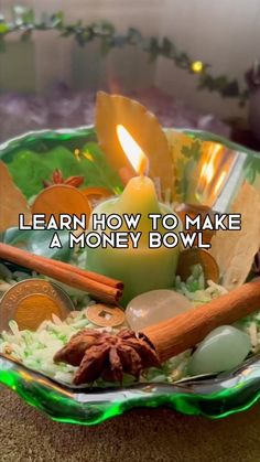 Episode 1: Craft & Conjure with me and learn how to make a Money Bowl. 💰💚 Money bowls are used to attract prosperity, wealth and abundance… | Instagram Money Bowl Aesthetic, Money Rice Bowl Spell, How To Make A Money Bowl, Prosperity Bowl For New Year 2024, Money Bowl Ideas, Money Spell Bowl, Money Bowl Ingredients, Money Bowl Witchcraft, Money Bowl Spell Ingredients