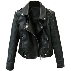 Punk Motorcycle, Faux Leather Jacket Women, Short Leather Jacket, Pu Jacket, Jackets Black, Motorcycle Jackets, Suit Jackets For Women, Black Faux Leather Jacket, Motorcycle Outfit