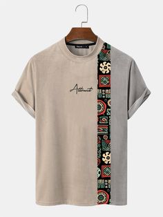 Printed Tshirts, Men Aesthetic, Men Fashion Casual Shirts, Mens Casual Dress Outfits, Men Stylish Dress, Trade Mark