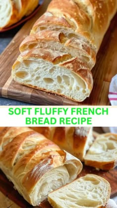 this soft fluffy french bread recipe is so easy to make