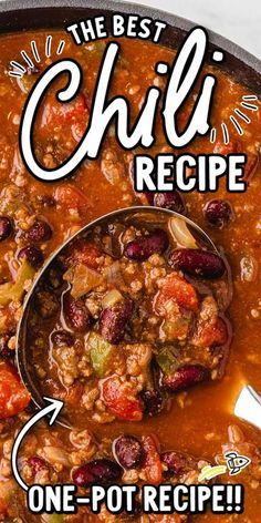 the best chili recipe one pot recipe