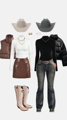 Black Cowgirl Outfit, Latina Fashion Outfits