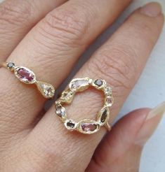 #aesthetic #moodboard Cool Rings For Women, Misa Jewelry, Phoenix Ring, Rising Above, Smoky Quartz Ring, Pink Tourmaline Ring, Dope Jewelry, Morganite Ring