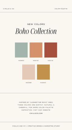 the new color scheme for bono collection