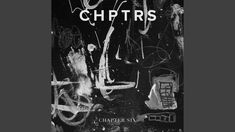 a black and white photo with graffiti on it's side that says chptrs