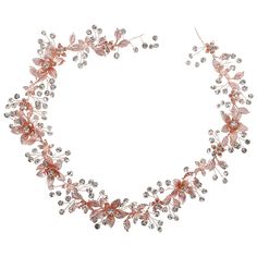 an image of a necklace with flowers on it