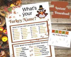 a turkey themed thanksgiving game for kids