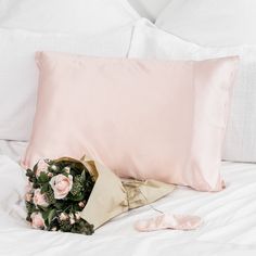 Silk Pillowcase (various colours) Bedroom Suites, Satin Pillow, Sanctuary Bedroom, Silk Pillow, Silk Pillowcase, Everything Pink, Lounge Room, Bedroom Suite, Bedroom Inspo