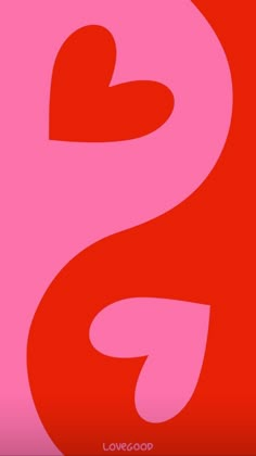 the letter s is in red and pink with a heart on it's side