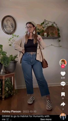 Vans Aesthetic Outfit, Outfit Edit, Thrift Style, Adorable Clothes, Boho Clothes, Midsize Fashion, School Psychologist, Stylish Work Outfits, Teacher Outfits