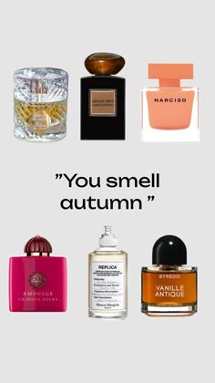 Fall Parfum, Fall Perfumes For Women, Fall Fragrance