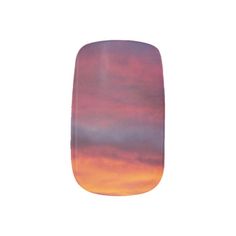 Sunrise Nails Summer, Pastel Sunset Nails, Pink Sunset Nails, Sunset Nails With Clouds, Desert Sunset Nails, Fun Manicure, Sunset Nails, Nail Designs Pictures, Minx Nails