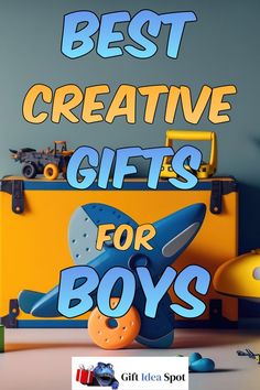 the best creative gifts for boys are on display in this advertiser's advertisement