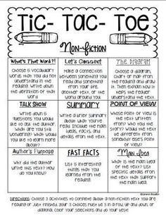 the tic - tac - toe worksheet is shown in black and white