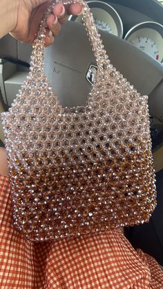 Crystal Ombré shopper Made of two colors crystal beads Length 20cm Width 7cm Height 17cm Base to top of handle 27cm Can be created in any colour combination &size Autumn Bag, Bee Bag, Crystal Purse, Purse Handmade, Beige Bag, Colour Combination, Color Crystal, Brown Beige, Clutch Handbag