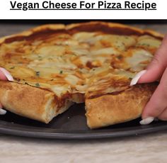 Vegan Cheese For Pizza Recipe Vegan Cheese Pizza, Vegan Cheese For Pizza Recipe, Vegan Cheese Whiz, Vegan Pizza Cheese, Sweet Potato Pizza Crust, Cauliflower Pizza Recipe, Vegan Buffalo Cauliflower, Plant Based Pizza