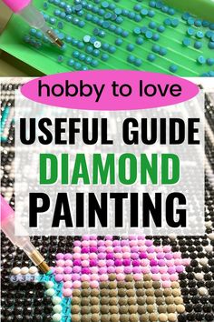 the words hobby to love useful guide for diamond painting