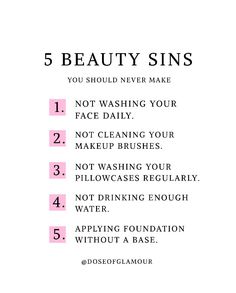 Are you making these 5 beauty mistakes? @Doseofglamour #skincare#beauty#skintips#beauty Skincare Facts, Beauty Skin Quotes, Beauty Mistakes, Skin Facts, Skincare Quotes, How To Apply Foundation, Beauty Skincare, Beauty Quotes, Skin Tips