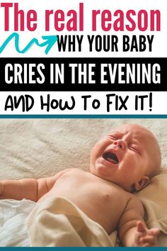 a baby laying on top of a bed with the words 7 reason why your baby won't nap and how to fix it