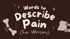 How To Describe Injuries In Writing, How To Write Realistic Injuries, How To Write Insanity, How To Write Stab Wounds, Writing Realistic Injuries, How To Write Injuries, Symbolism In Writing, Writing Gore, How To Write Crying