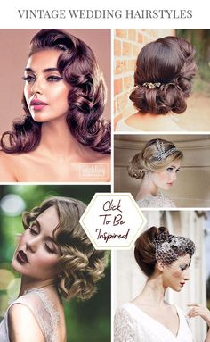 36 Vintage Wedding Hairstyles For Gorgeous Brides ❤️ From 20s Gatsby style and sensational 60s chignons to retro 50s rolls, vintage wedding hairstyles come in all shapes and sizes and they are perfect. #wedding #hairstyles #vintageweddinghairstyles #weddinghairstyles Vintage Wedding Hairstyles, Gatsby Hair, Retro Wedding Hair, Vintage Wedding Hair, Gatsby Style, Trendy Wedding Hairstyles, Retro Wedding, All Shapes, Wedding Hair And Makeup