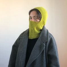 Hand-knitted Full-face Balaclava, One Size, Handmade One-size Balaclava For Outdoor, Handmade One Size Balaclava For Outdoor Use, Handmade Full Face Balaclava One Size, Balaclava Outfit, Beanie Balaclava, Knitted Balaclava, Handmade Knitwear, Green Hats