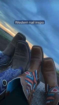 Everyday Cowgirl Boots, Country Nail Designs, Women Cowgirl Boots, Western Nail Art, Western Brands, Country Acrylic Nails, Rodeo Nails, Cowboy Nails, Cute Cowgirl Boots