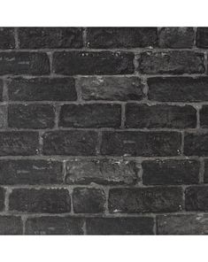 black brick wallpaper with white background