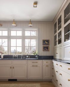 the kitchen is clean and ready for us to use in its new owner's home