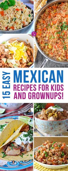 mexican recipes for kids and grown ups are easy to make in the slow cooker