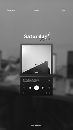 an image of a website page with the word saturday on it