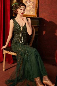 Great Gatsby Dresses, 1920s Dresses, Mermaid Maxi Dress, The Roaring Twenties, Gatsby Dress, Art Deco Print, 1920s Dress, Roaring Twenties, Wedding Dresses Plus Size