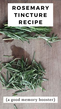 An overhead shot of two piles of chopped rosemary on a wooden cutting board. Rosemary Tincture, Dried Rosemary, Boost Memory, Simple Diy, Hair Growth, Rosemary, At Home, Benefits, Hair