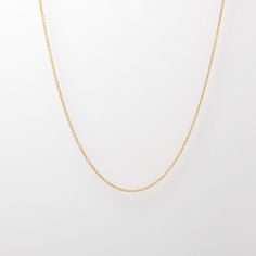 This classic chain exudes a vintage, simple feel, that will never be out of style. Compatible with out charms. Simple Charm Necklace With Round Pendant And Delicate Chain, Dainty Everyday Necklace With Chain, Classic Charm Necklaces With Delicate Chain For Gift, Classic Charm Necklaces With Link Chain, Classic Necklace With Delicate Chain Links, Timeless Charm Necklace With Adjustable Chain For Everyday, Classic Oval Link Necklace For Everyday, Classic Long Chain Necklace With Adjustable Chain, Everyday Charm Necklaces With Cable Chain