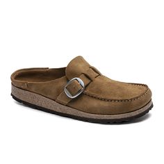 Birkenstock Buckley Narrow Clog (Women) - Tea Suede Dress-Casual - Clogs & Mules - The Heel Shoe Fitters Birkenstock Buckley Clog, Birkenstock Buckley, Z Shoes, Shopping Baskets, Birkenstock Style, Southern Ontario, Shoes Fall, Moccasins Style, Mens Boots Casual