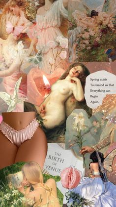 goddess flowers spring femininity Venus In Pisces, Aphrodite Aesthetic, Aphrodite Goddess, Goddess Aesthetic, Birth Of Venus, Vintage Coquette, Goddess Energy, Soft Feminine