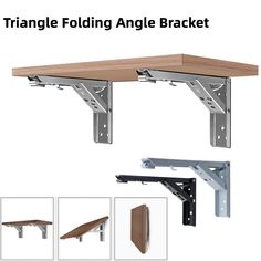 the triangle folding angle bracket has two brackets