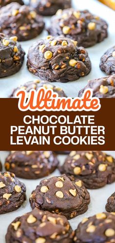 Levain cookies like you’ve never tasted before—these chocolate peanut butter cookies are inspired by the famous Levain Bakery chocolate peanut butter chip cookies! Expect gooey centers, crispy edges, and all the flavor you crave. Brownie Cookies From Scratch, Homemade Brownie Mix, Salted Caramel Pretzels, Well Plated, Homemade Brownie, Quick Cookies Recipes, Quick Cookies, Salted Caramel Mocha