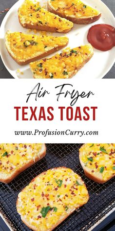 Texas toast aka cheese garlic bread made in airfryer. Airfryer Garlic, Toast In Air Fryer, Garlic Bread Homemade, Garlic Cheese Toast, Garlic Toast Recipe, Air Fryer Garlic Bread, Air Fryer Cheese, Air Fryer Garlic, Homemade Garlic Butter