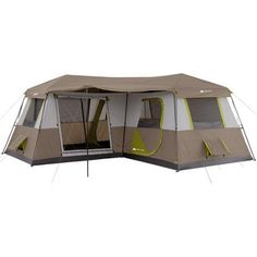 an image of a tent with the door open