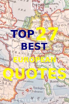 a map with the words top 20 best european jokes