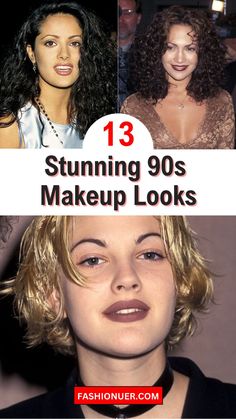 90s Makeup Inspiration, 90s Fashion Grunge Makeup, Iconic 90s Makeup Looks, 1993 Makeup, 90s Makeup Aesthetic, Grunge Make Up 90s, 1991 Makeup, 90 Fashion Outfits The 90s, 1990s Makeup Looks