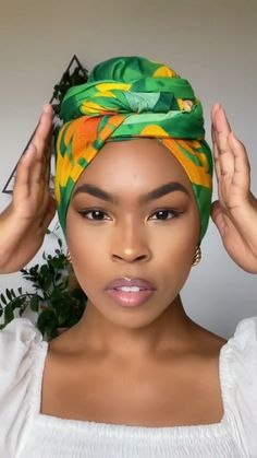 Danni Howard | ✨When your appointment is canceled at the last minute 😫 Cuz why would you even play with my feelings like that? I mean, if you’re rooting... | Instagram Doek Styles, Hair Scarf Tutorial, Head Scarf Tutorial, African Head Scarf, African Head Dress, Headwrap Hairstyles, African Hair Wrap, Headwrap Tutorial, Diy Fashion Scarf