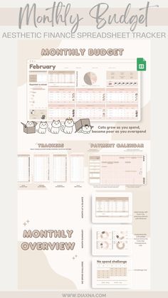 the month planner is shown with text and images to describe it's financial benefits