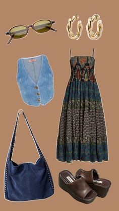 Soft Hippie Aesthetic, Girls Weekend Outfits, Comfy Jeans Outfit, Hippie Aesthetic, 70s Inspired Fashion, Quirky Fashion, Lovely Clothes, Hippie Outfits, Dope Outfits